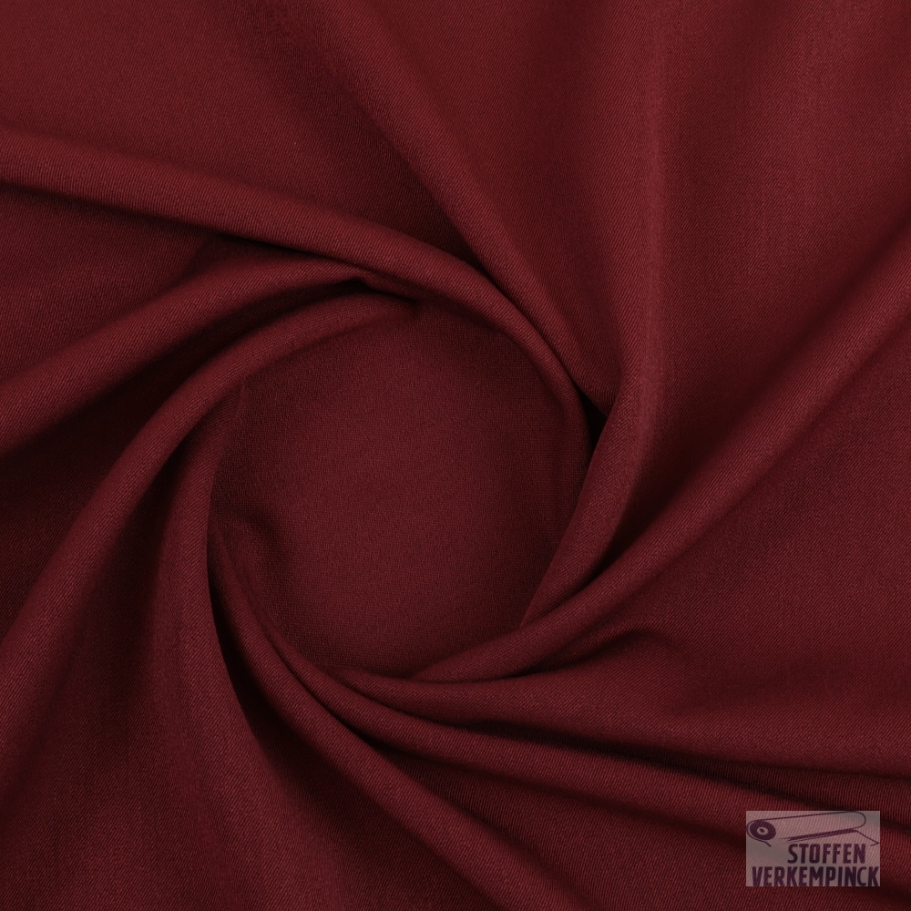 Bi-stretch Gabardine Bordeaux