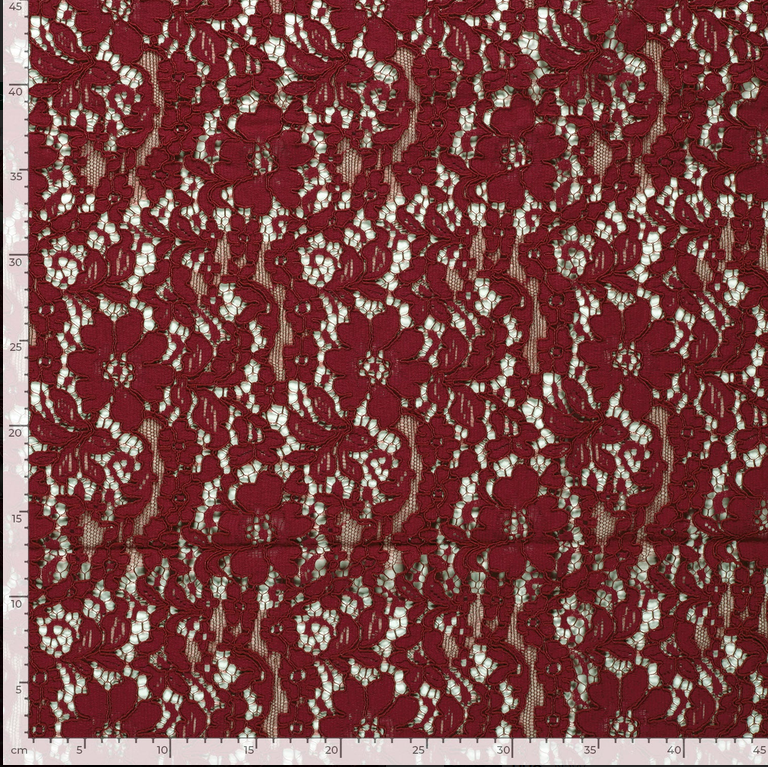 Kant Polyamide/Katoen Dark Red