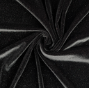 Velvet Glitterjersey Black