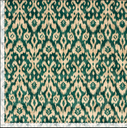 Matelassé Velvet Ecru/Petrol