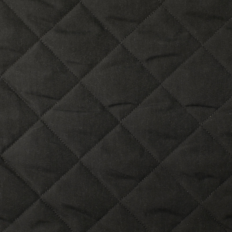 Matelassé Water Repellant / Teddy  - Black