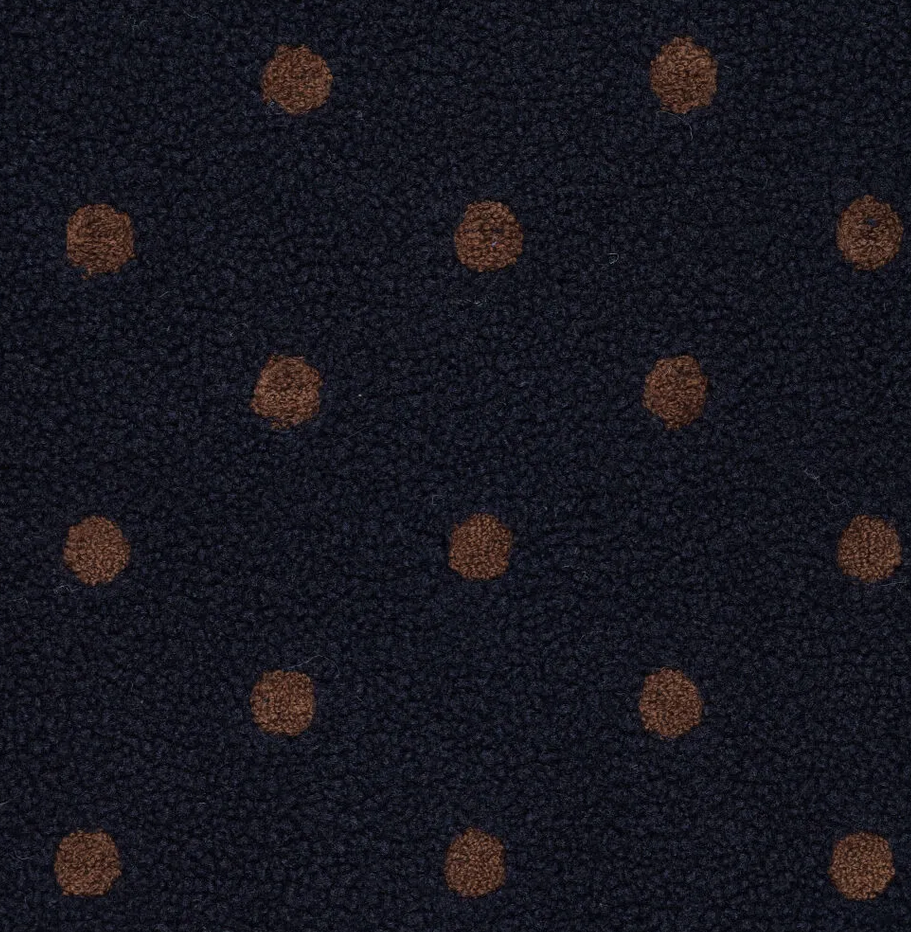 Teddy Dot Embroidery Navy