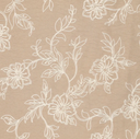 Peach Skin Embroidery Beige