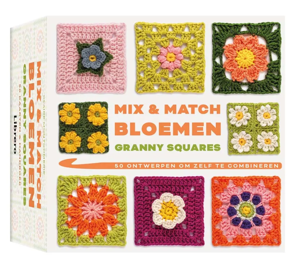 BOEK - Mix & Match granny squares - bloemen - C. Montgomerie