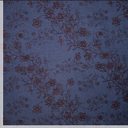 Jeans Jacquard / Chenille Blue-Bordeaux