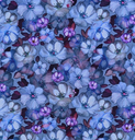 Jersey Digital Floral Shade Blue