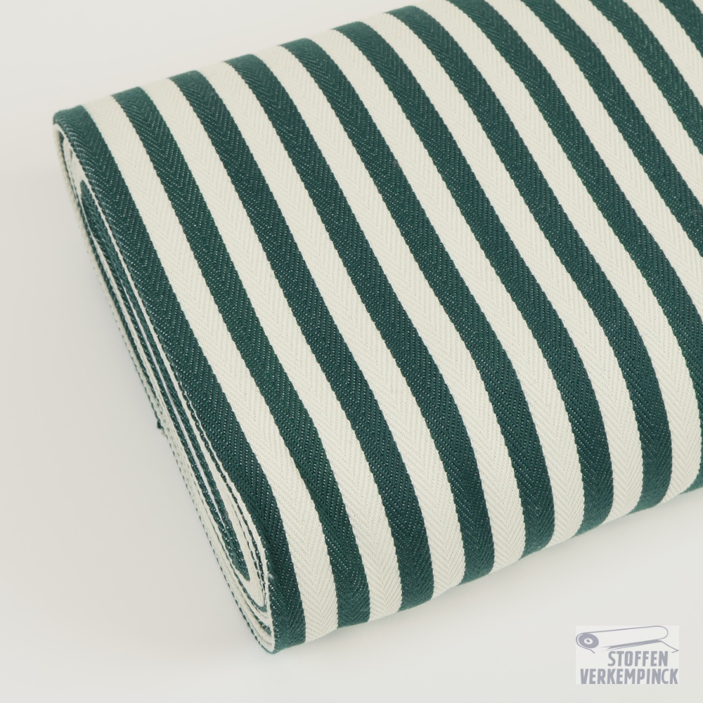 Herringbone Canvas 12 mm. Stripes Bottle