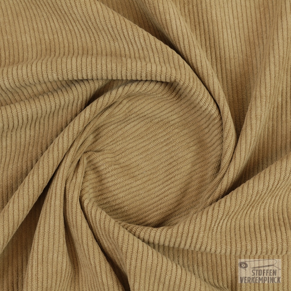 Corduroy Soepel Stretch Camel