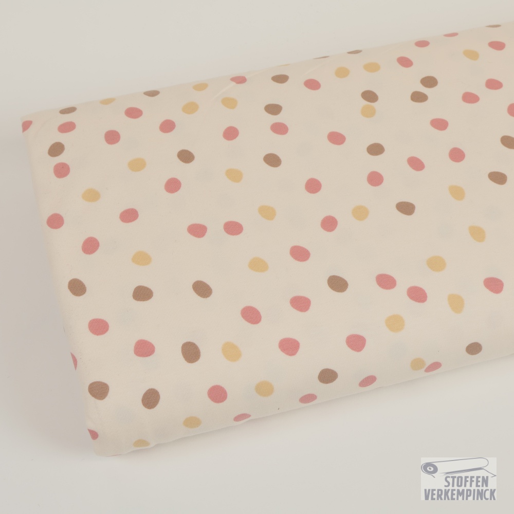 Jersey Print Dots - Powder