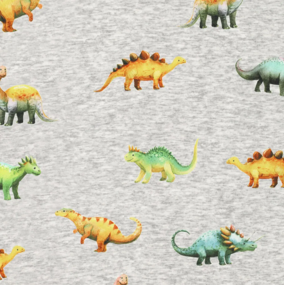 Alpenfleece Digital Dino Club Grey