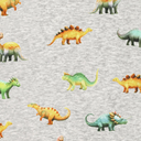 Alpenfleece Digital Dino Club Grey