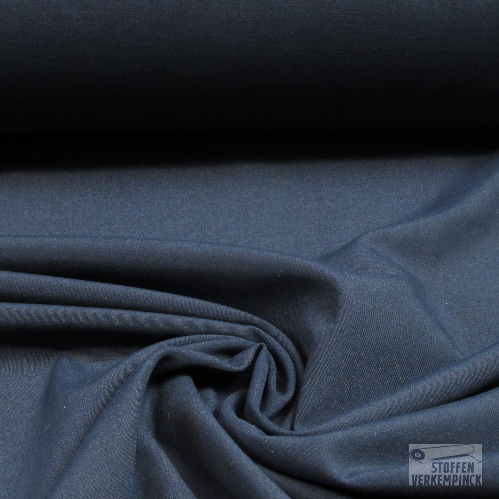 Uni Stof Vi/Pl Platte binding Navy