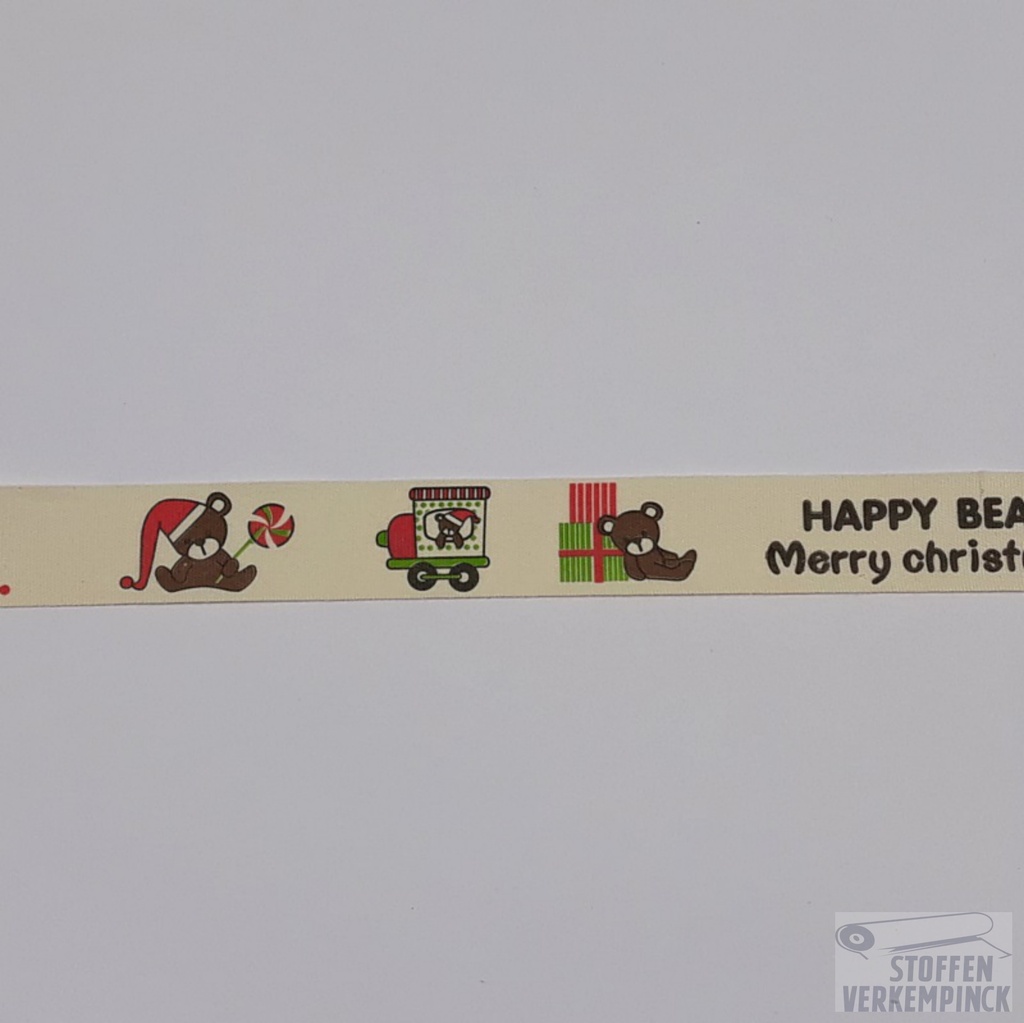 Bandje Happy Bear Christmas