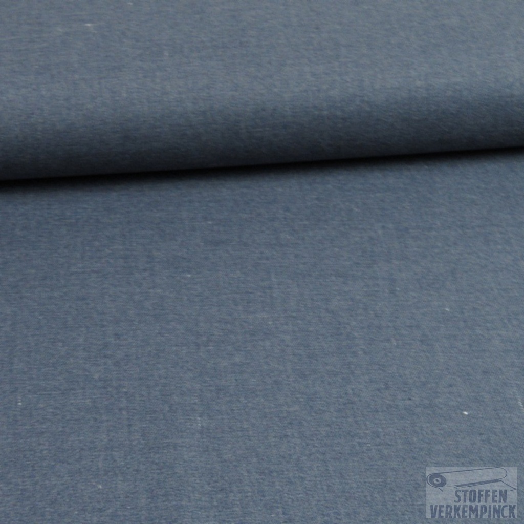 Breedtestretch Bamboe Donker Denim
