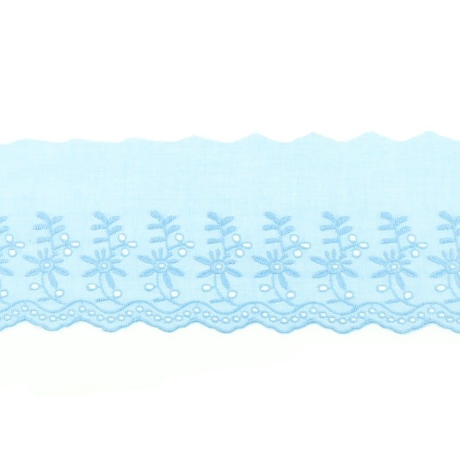 Broderie Kant Dubbele Bloem
