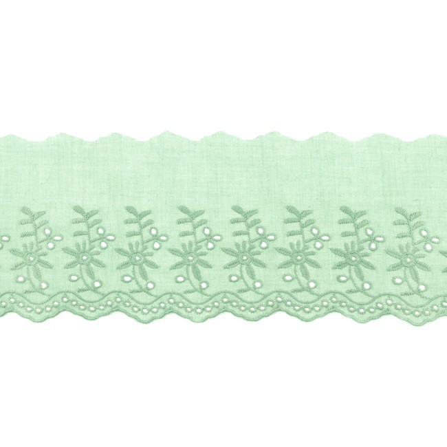 Broderie Kant Dubbele Bloem