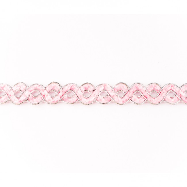 Chenille Slinger met Zilver 20mm