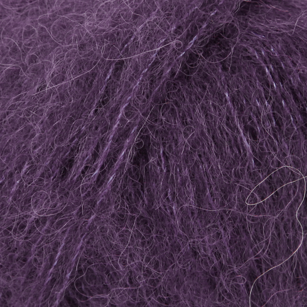 DROPS BRUSHED ALPACA SILK UNI COLOUR 10 violet