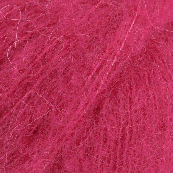 DROPS BRUSHED ALPACA SILK UNI COLOUR 18 cerise