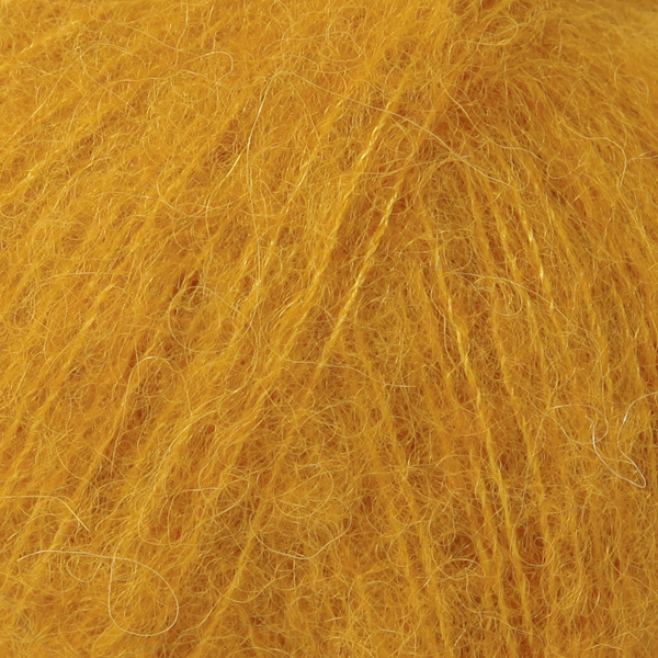 DROPS BRUSHED ALPACA SILK UNI COLOUR 19 curry