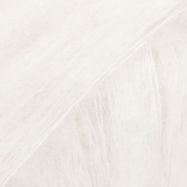 DROPS KID-SILK UNICOLOR 01 off white
