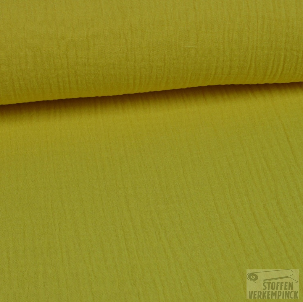 Dubbeldoek Pastel Geel