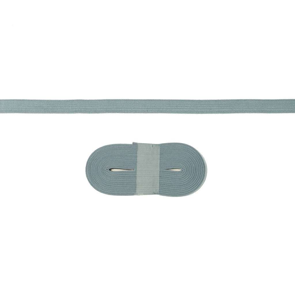 Elastiek 10mm - 2 meter per pakje - staalblauw
