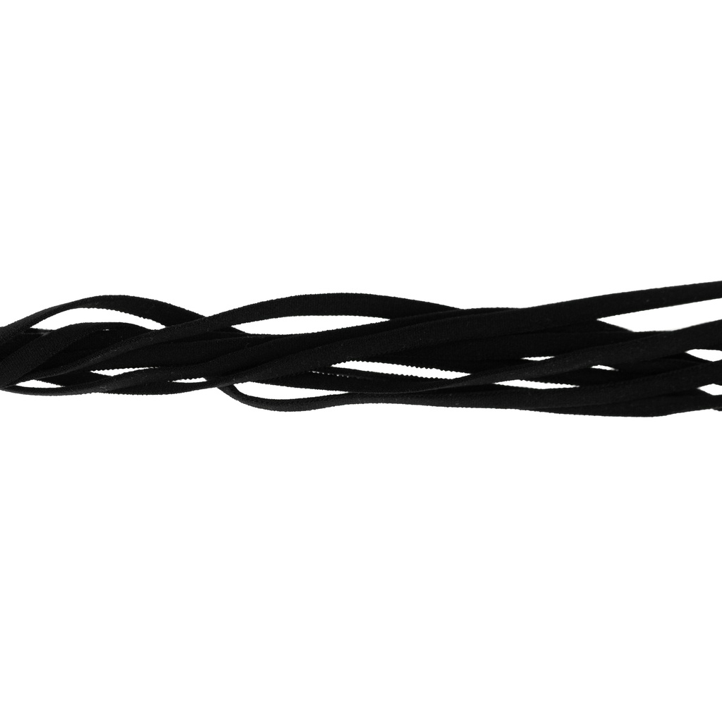 Elastiek rond 5mm zwart
