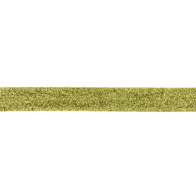 Glitterband 25mm Lime