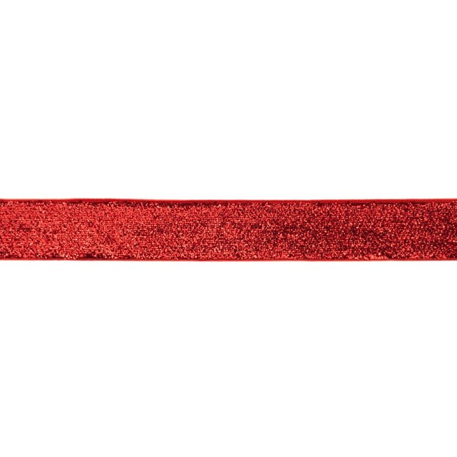 Glitterband 25mm Rood