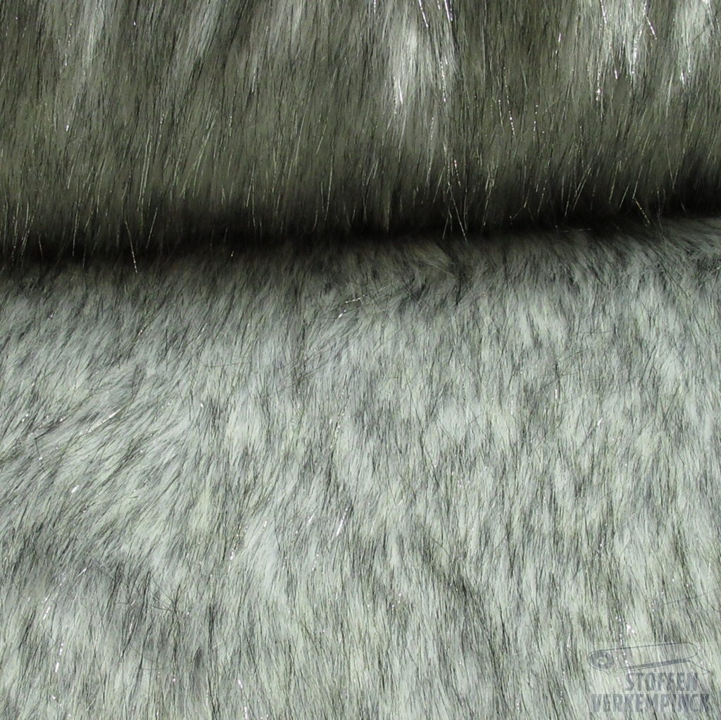Glittery Fur Silver