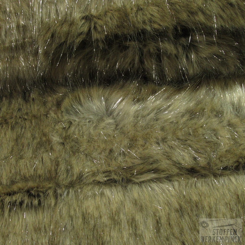 Glittery Fur Taupe