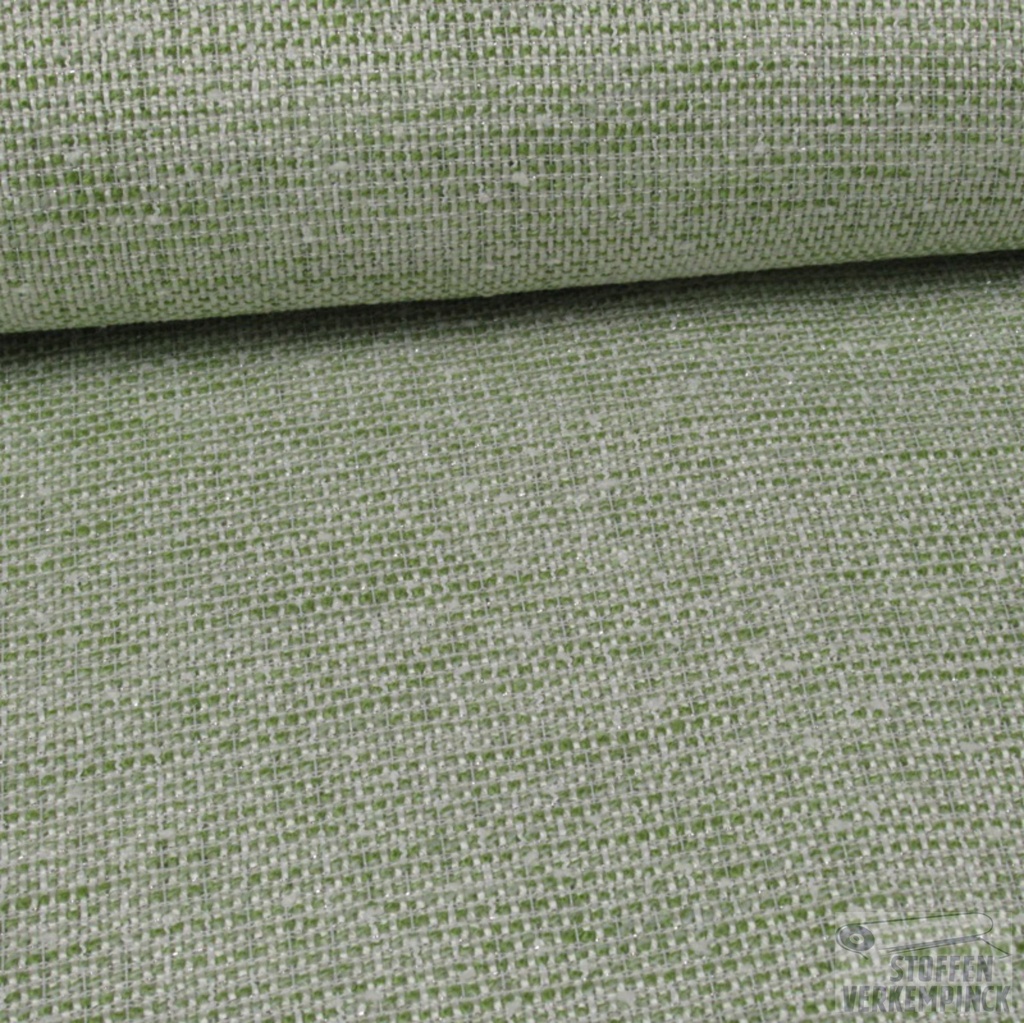 Jacquard met Glinsterdraad Licht Groen