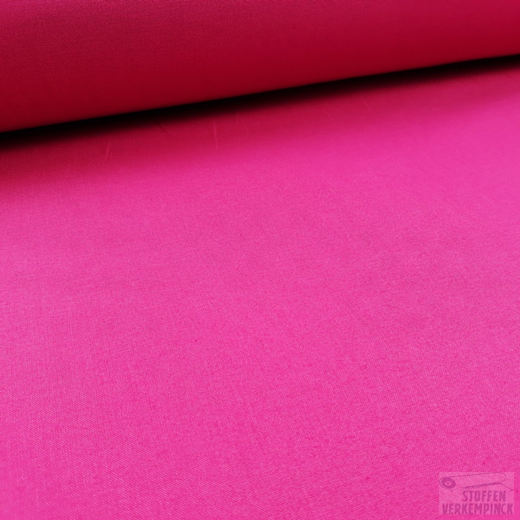 Katoen Uni Fuchsia