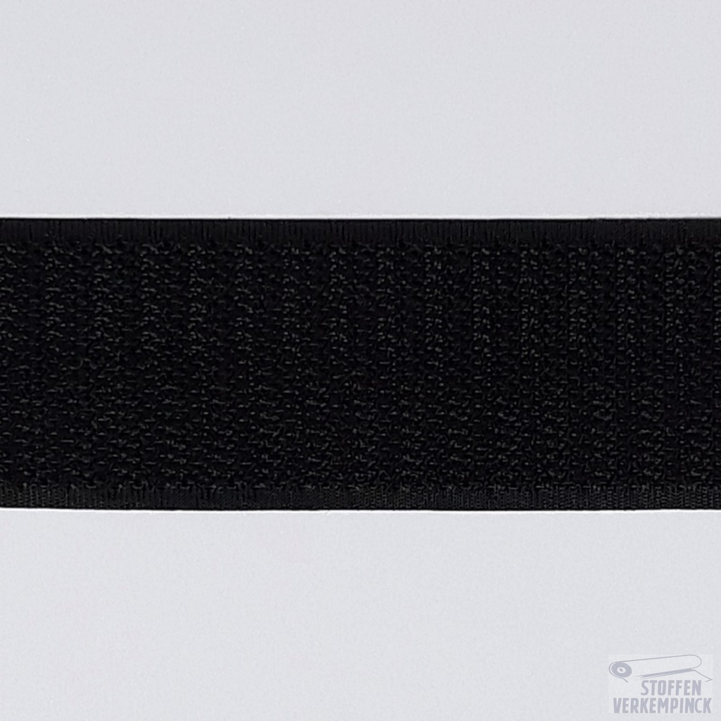 Klittenband Naaibaar Haak 30mm Zwart