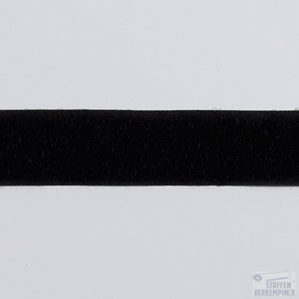 Klittenband Naaibaar Lus 20mm Zwart
