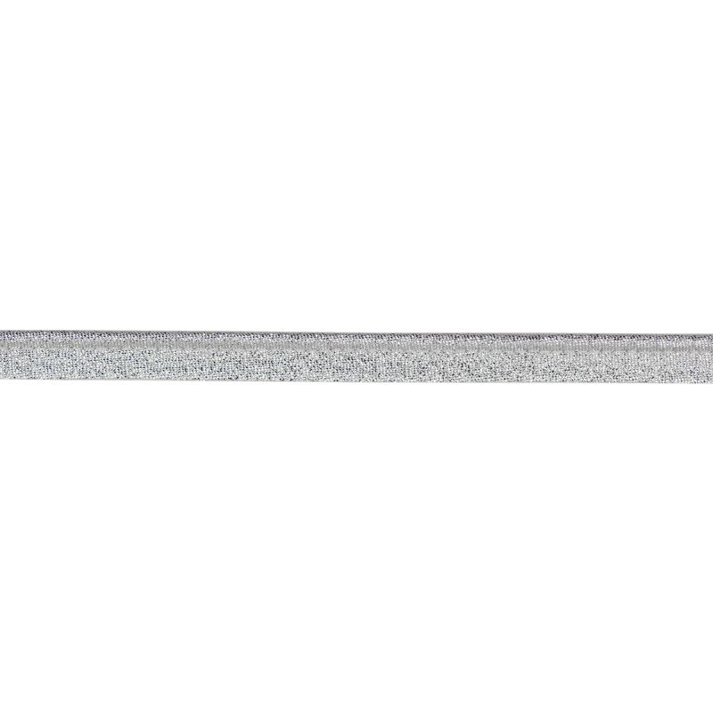Paspelband Metallic 10mm Zilver