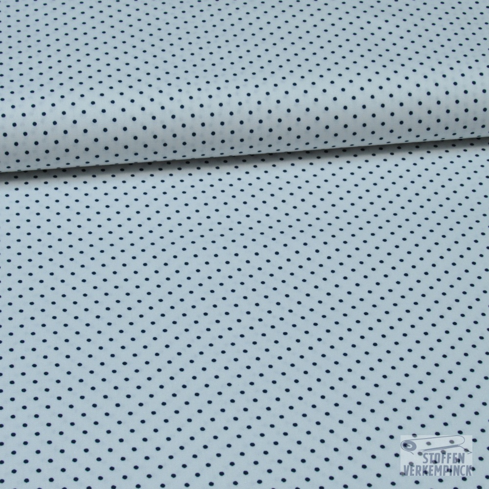 Petit Dots Wit & Blauw