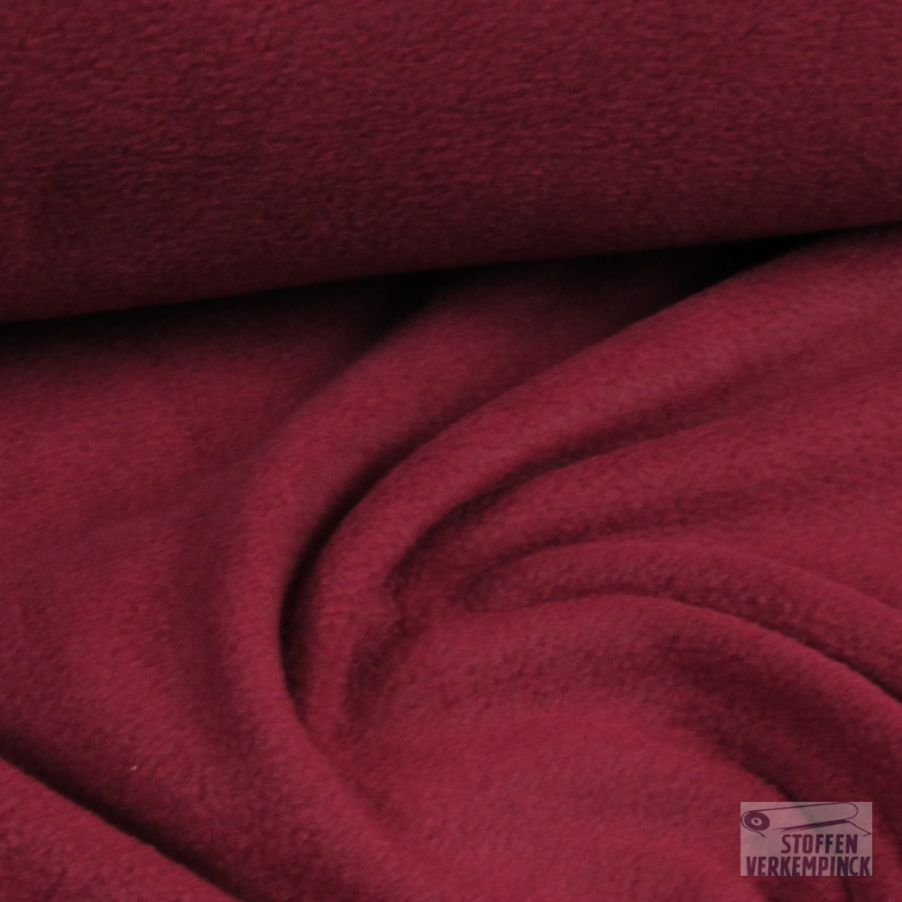 Polar fleece Bordeaux