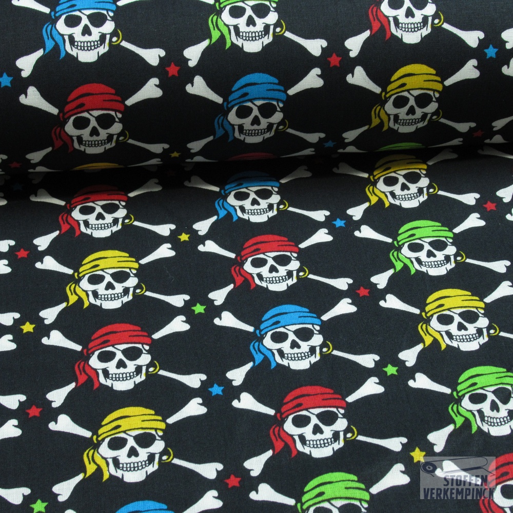 Popeline Print Schedel