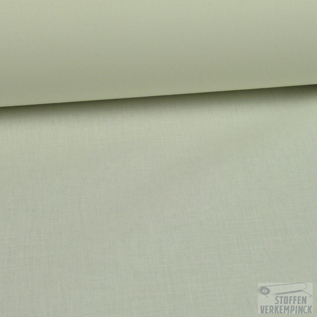 Poplin Uni Bio Ecru