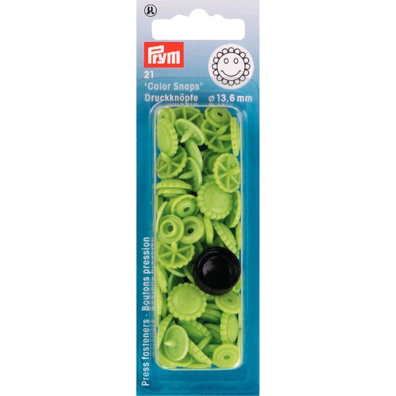 Prym Color Snaps Bloem - 30st