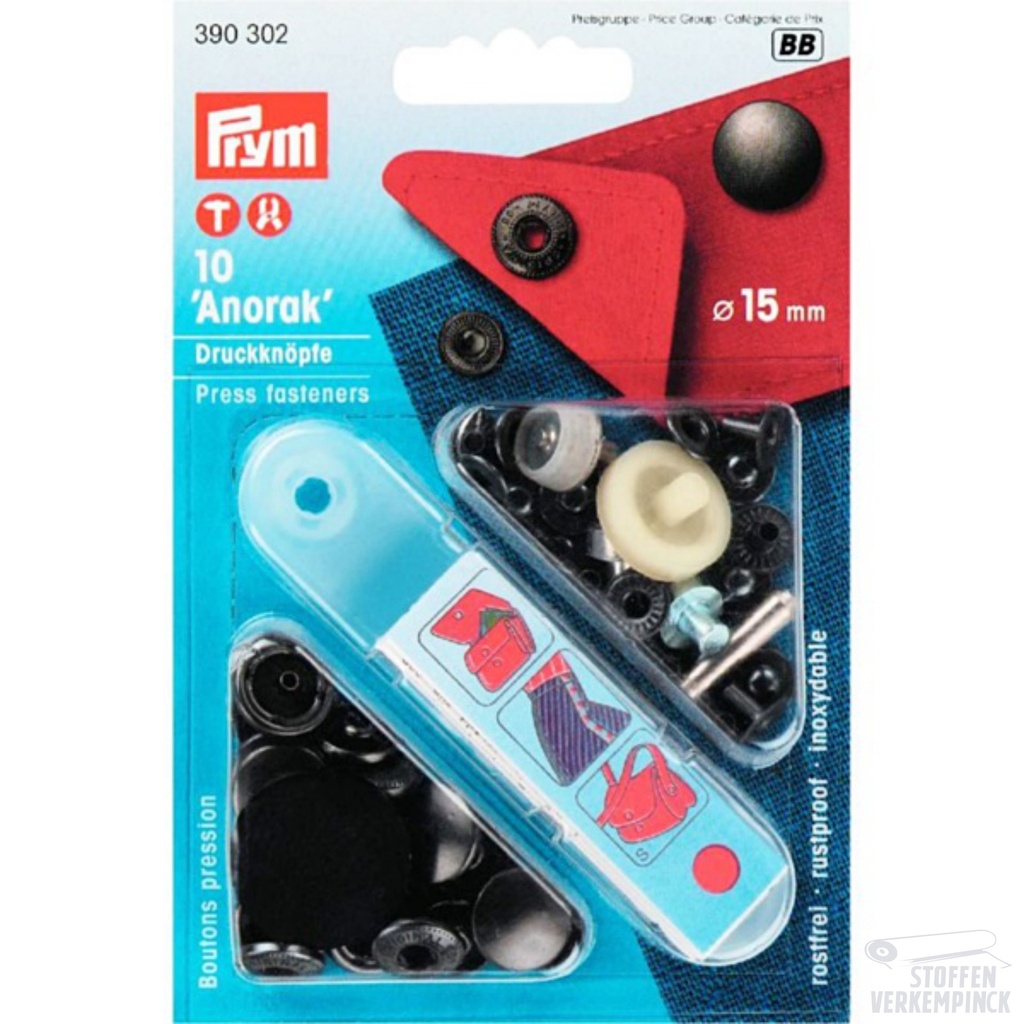 Prym Naaivrije Drukknopen 15mm