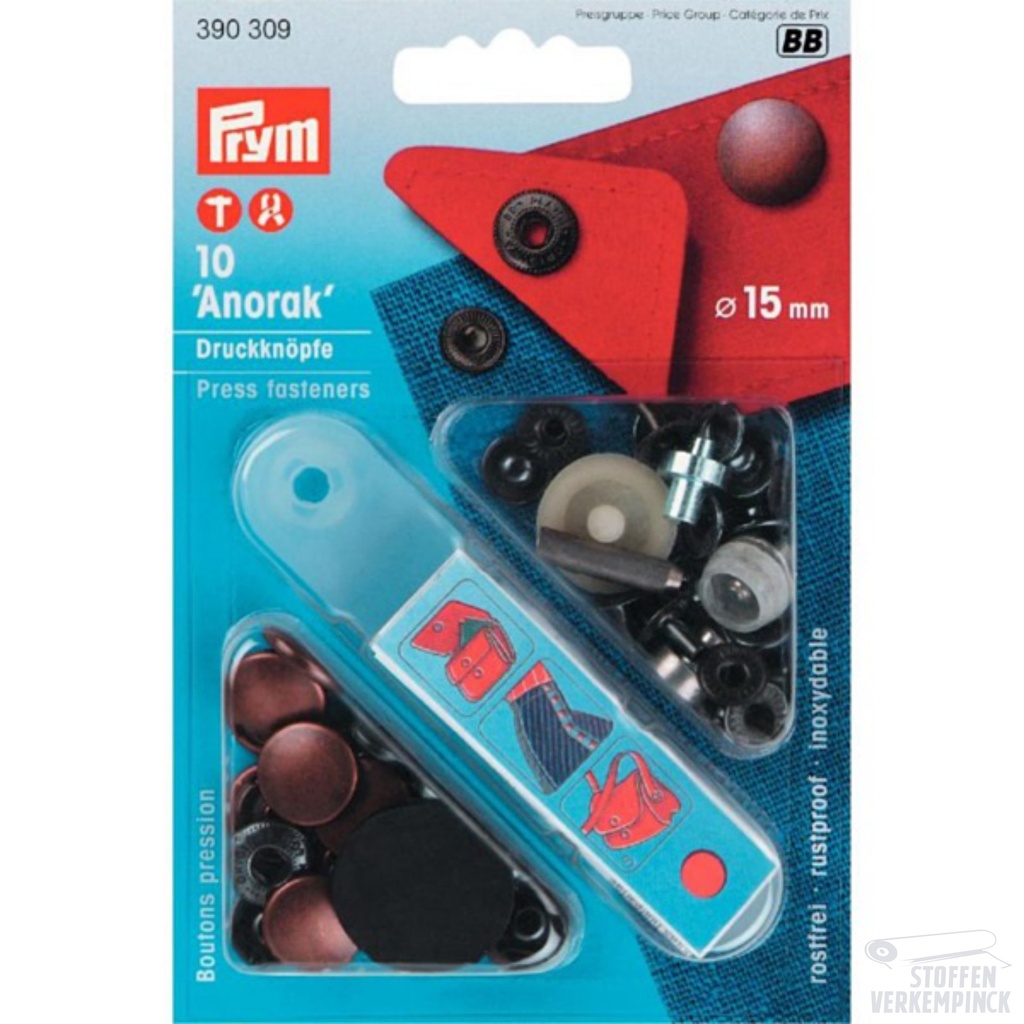 Prym Naaivrije Drukknopen 15mm