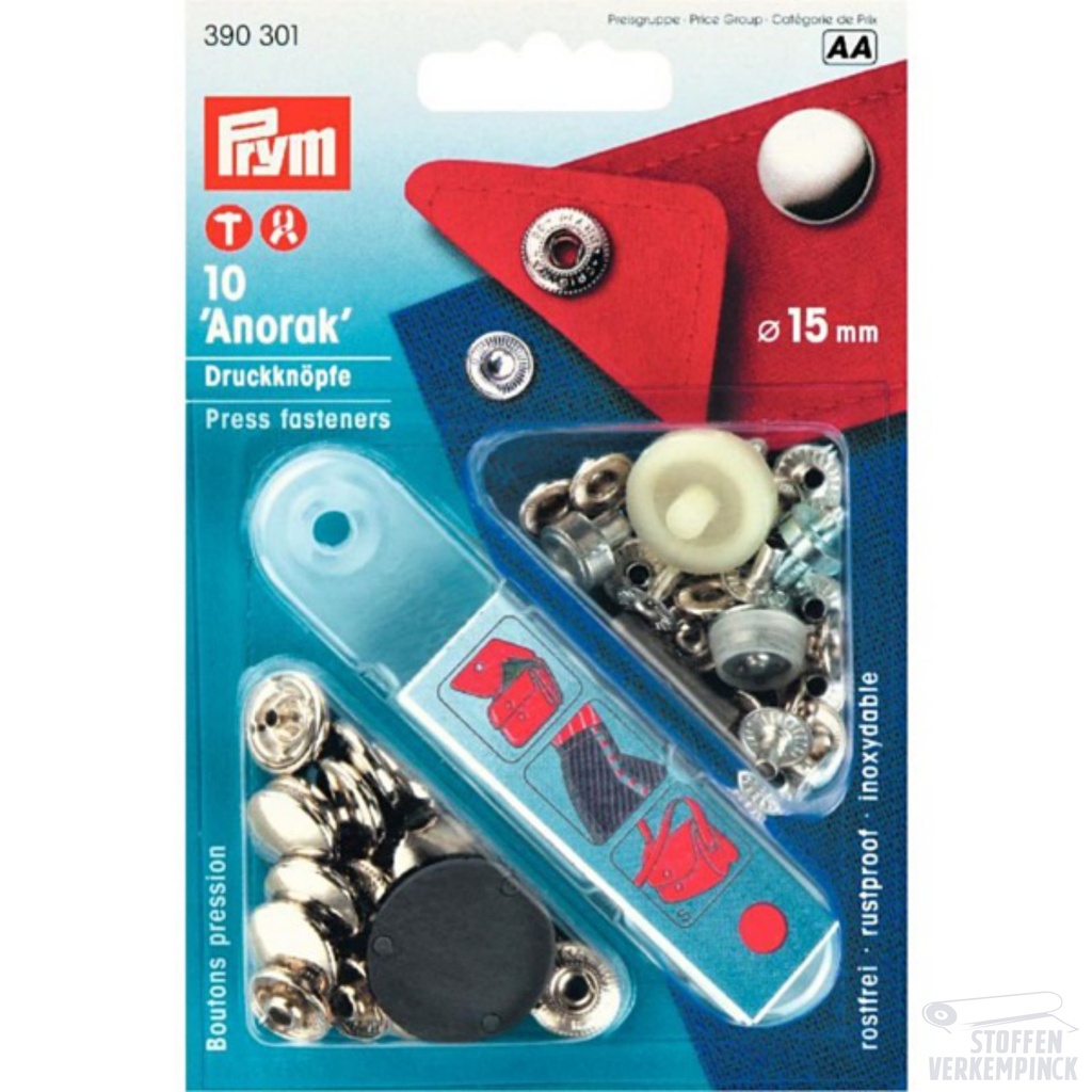 Prym Naaivrije Drukknopen 15mm