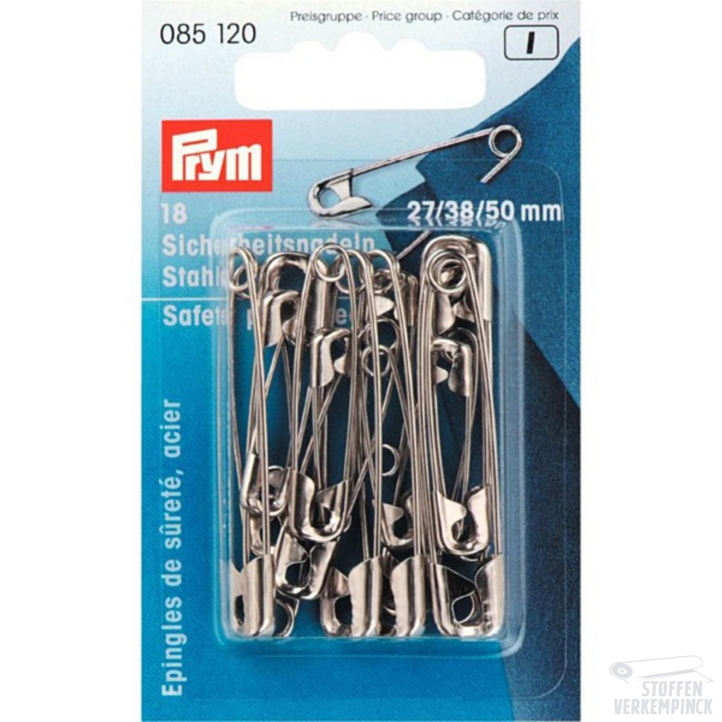 Prym Veiligheidsspelden 27-38-50mm