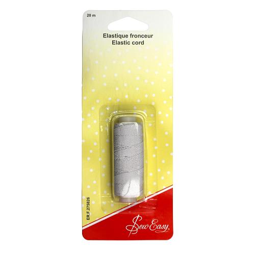 [DI-ERF.275826] Rimpelelastiek 20m Wit