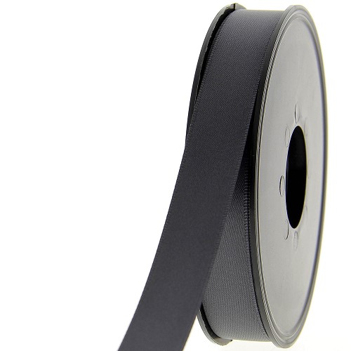 [400-A1000.15.968] Satijnlint double face 15mm donkergrijs
