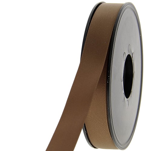 [400-A1000.15.988] Satijnlint double face 15mm licht bruin