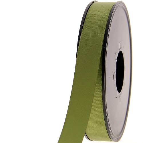 [400-A1000.15.926] Satijnlint double face 15mm olijf
